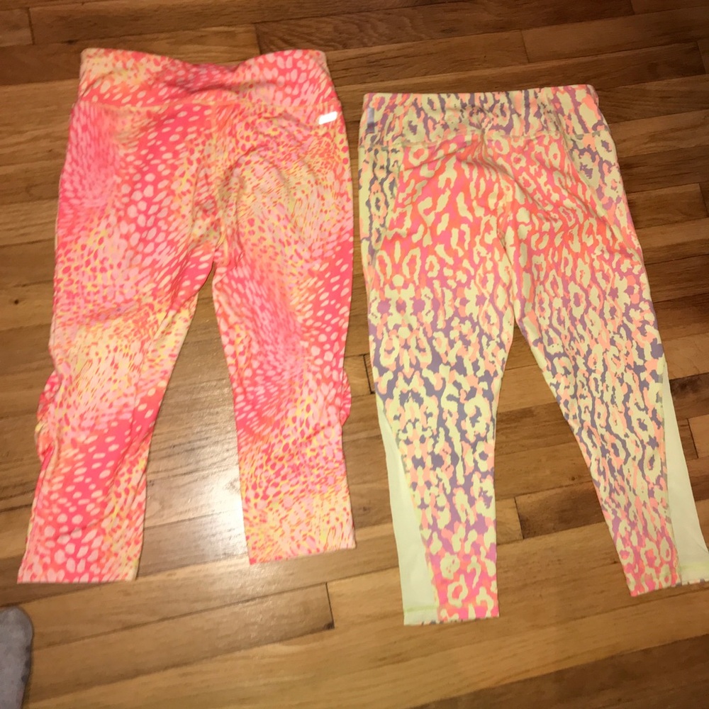 2- Pair of Yoga Capri Leggings NWOT Zella +